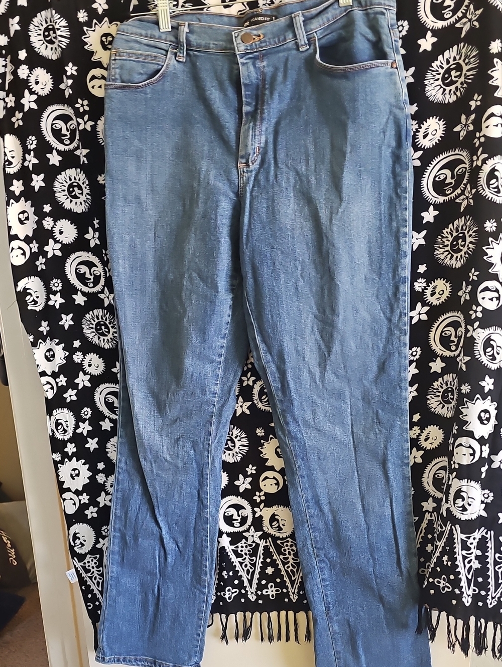 Lee Women's Straight Leg Jeans in Light Blue Denim